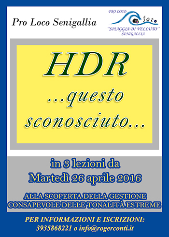 Roger Conti fotografo tiene il corso di HDR